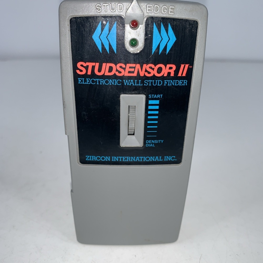 Vintage Zircon StudSensor 2‎ Electronic Wall Stud Finder Works II Working Tested